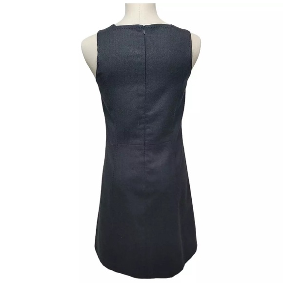 Sundance 100% Wool Dark Gray Jumper Dress with Pockets Euro Size 4 - Picture 2 of 5